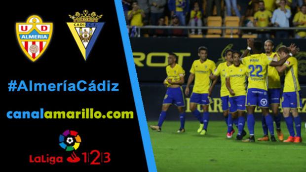 Directo: Sigue el partido Almería- Cádiz CF