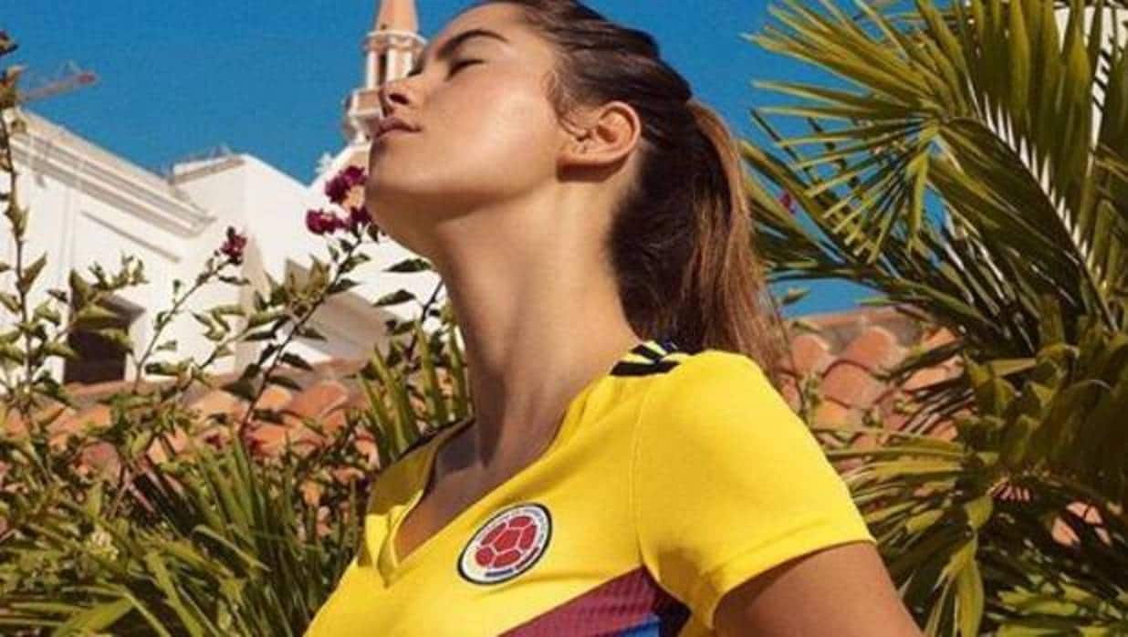 La camiseta de Colombia también causó polémica