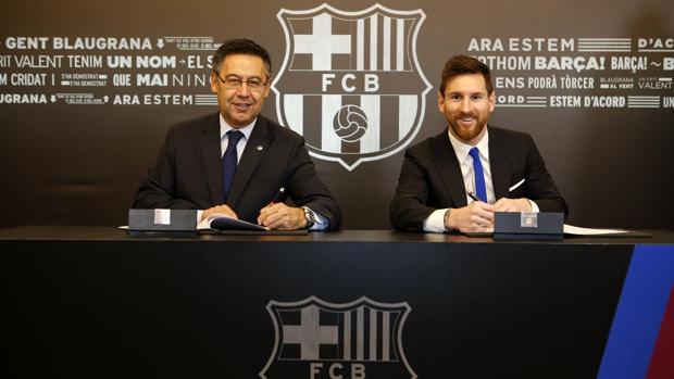 El Barcelona hace oficial la renovación de Messi