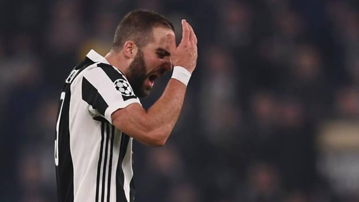 Gonzalo Higuaín, en un partido con la Juventus