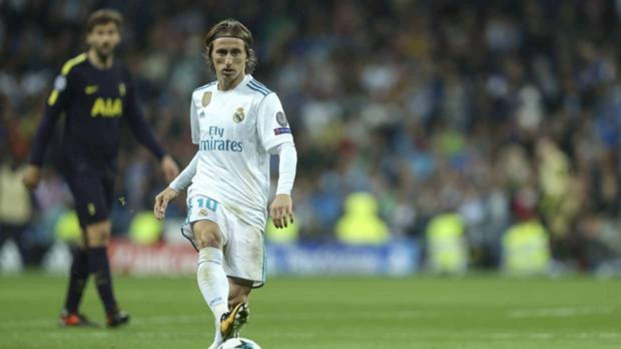 Luka Modric, en un partido de Champions de esta temporada