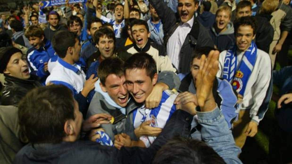 La afición de la Gimnástica Torrelavega celebra aquel histórico triunfo copero ante el Athletic