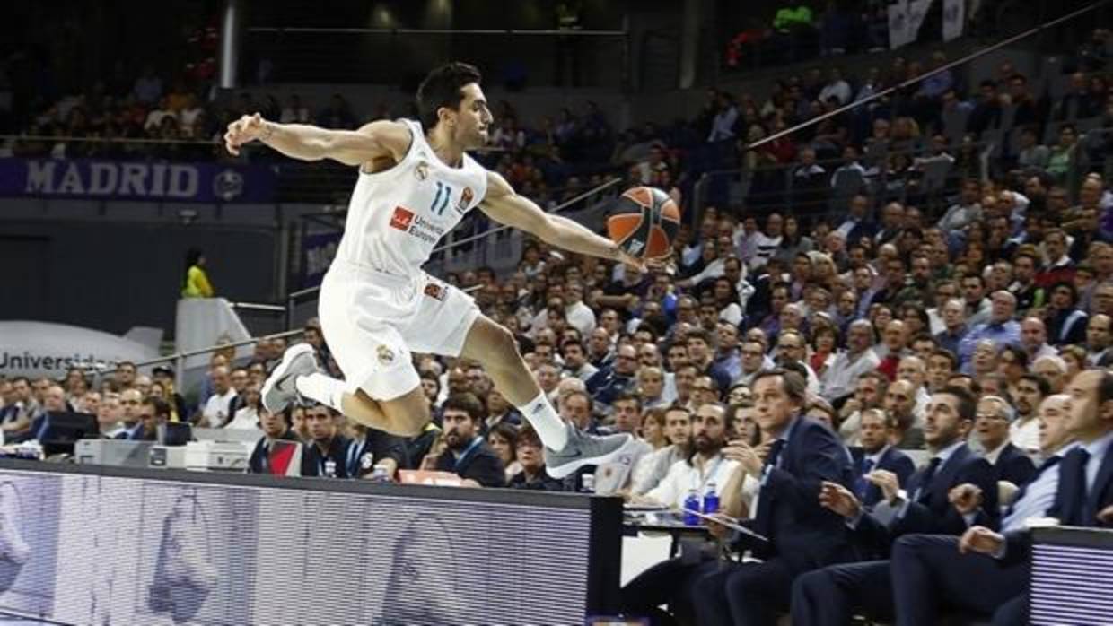 Luka Doncic, durante el partido frente al Estrella Roja