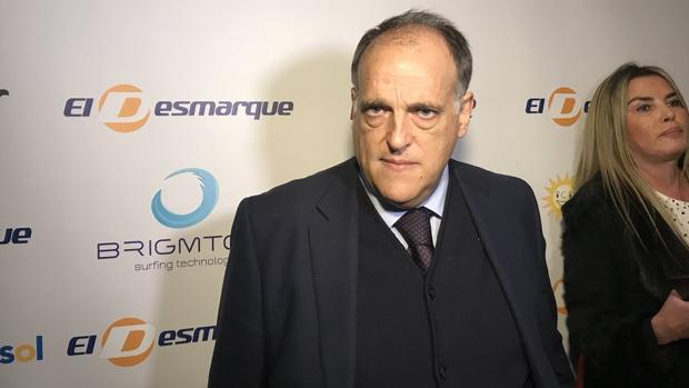 Tebas: «Villar ya es historia en el fútbol»