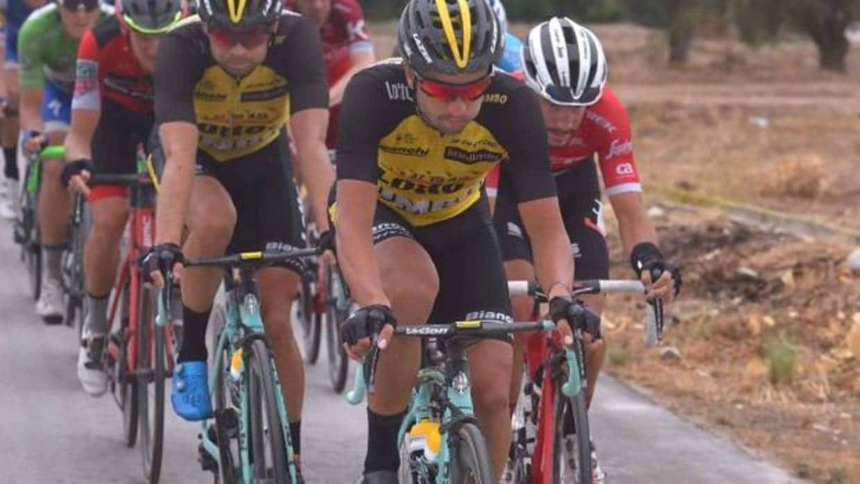 Juanjo Lobato, durante la pasada Vuelta a España