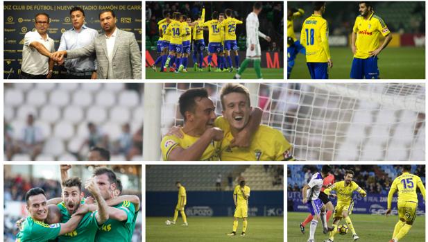 Cádiz CF: 12 imágenes de un año en amarillo