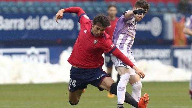 Osasuna se lleva el partido de la nieve