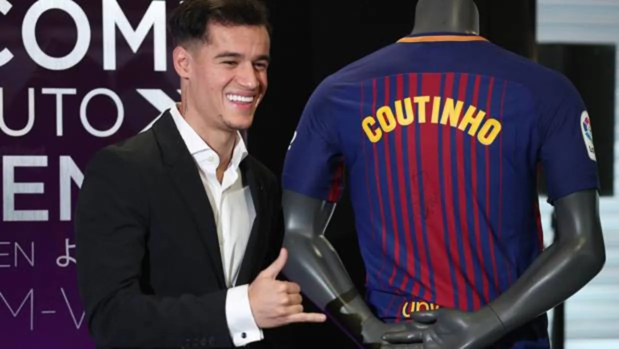 Countinho fue presentado este lunes por el Barcelona