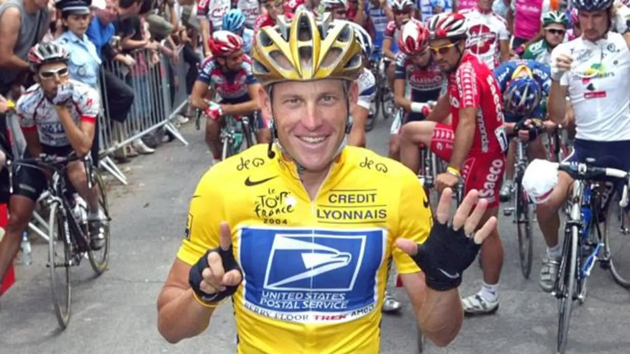 Lance Armstrong durante el Tour de Francia de 2004