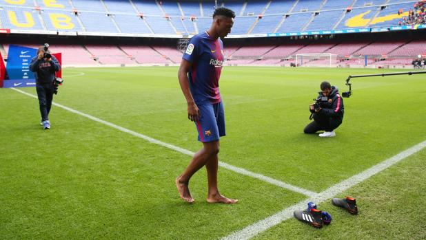 Yerry Mina no se descalzará en el Bernabéu