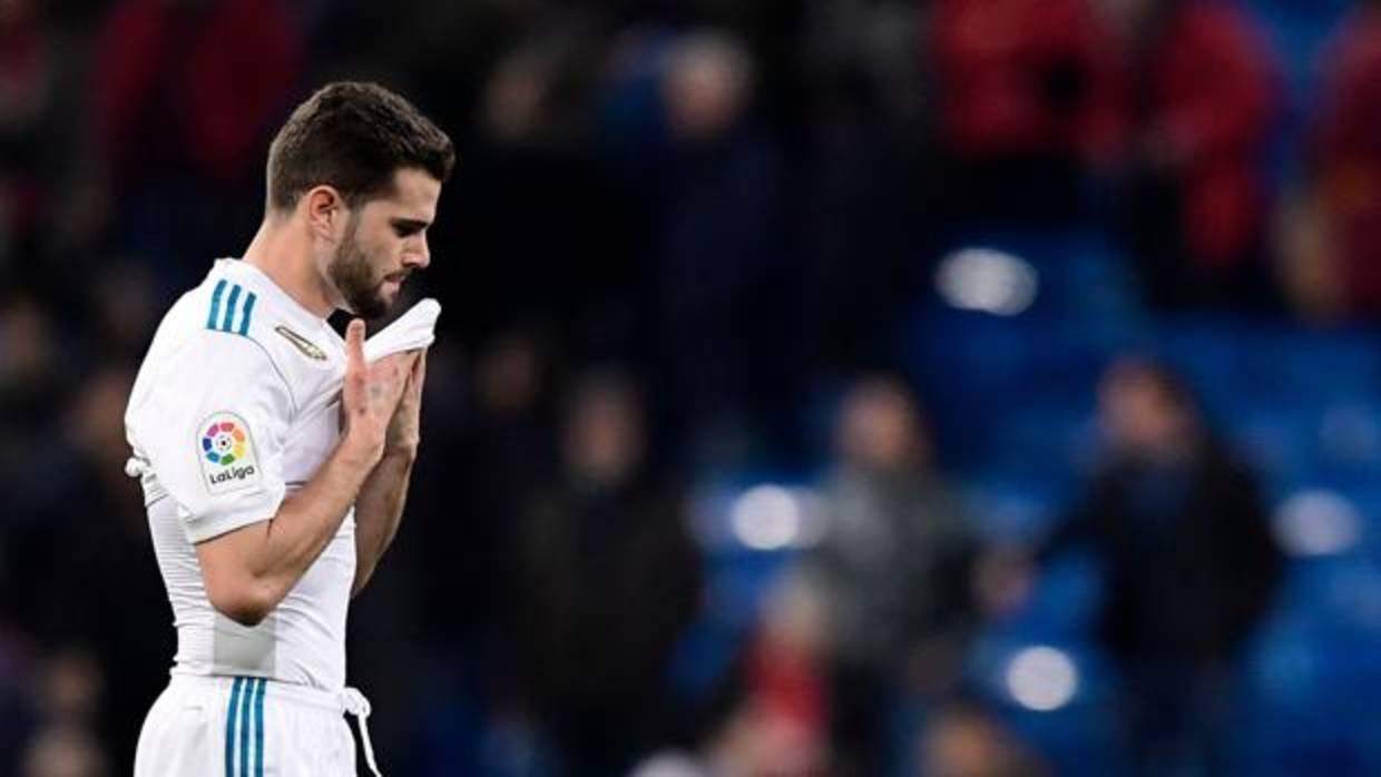 Nacho Fernández durante un partido con el Real Madrid