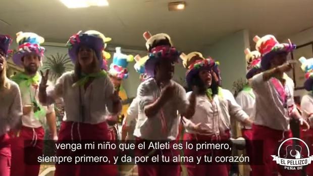 La chirigota que homenajea al Calderón y emociona a los atléticos