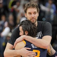 Ricky Rubio y Pau Gasol