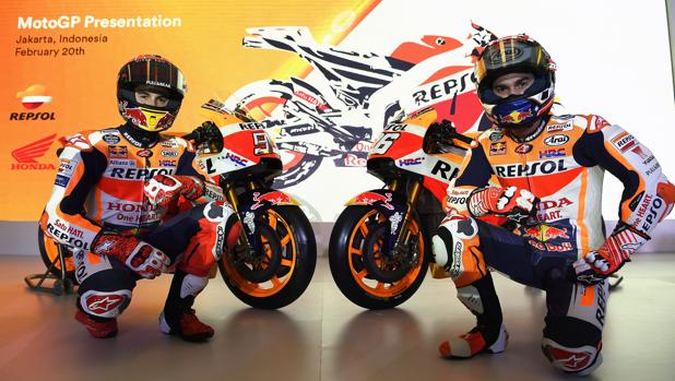 Puesta de largo del equipo Repsol Honda