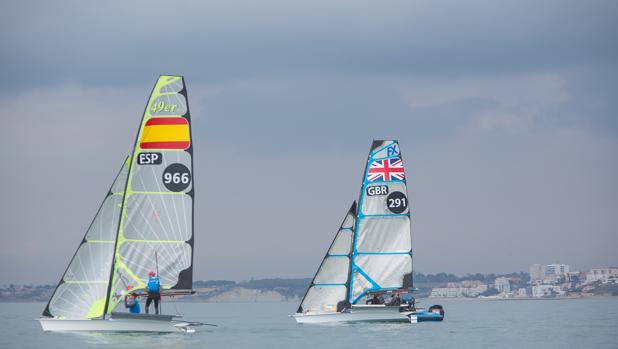Diego Botín e Iago López, primeros líderes del Campeonato de España de 49er