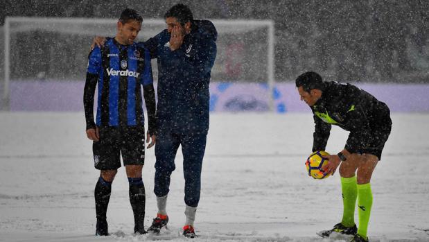 El Juventus-Atalanta, suspendido por la nieve