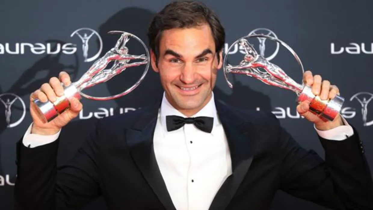 Federer, en la ceremonia de los Laureus