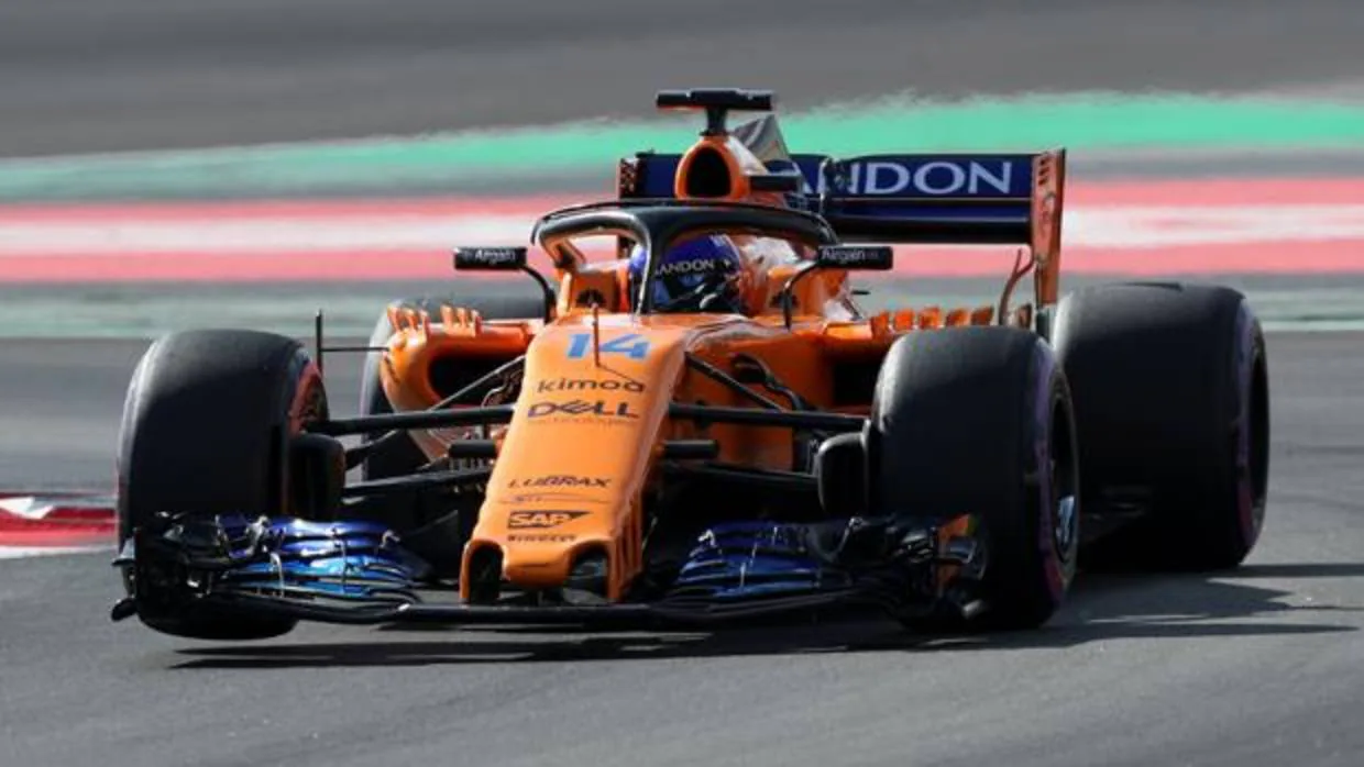 Alonso, al volante del McLaren