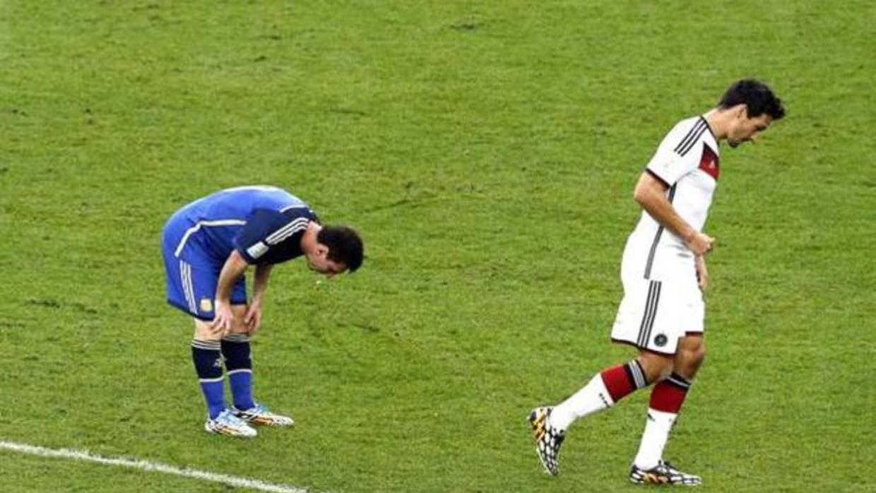 Leo Messi durante la final del Mundial de 2014 contra Alemania