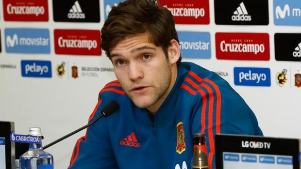 Marcos Alonso: «Lo importante es que estoy aquí»