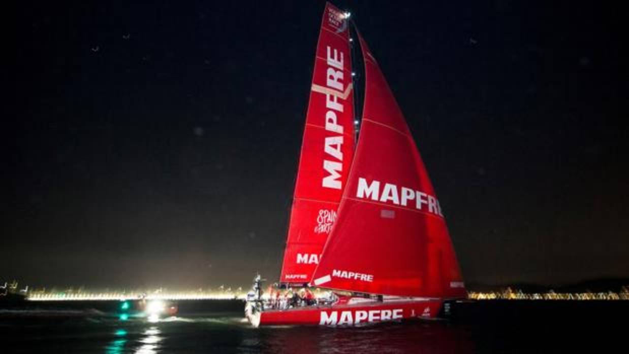 El «Mapfre» llega a Itajaí cerrando la séptima etapa