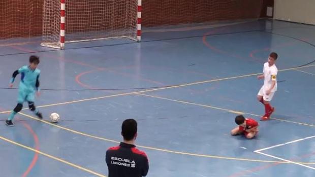 El gesto de un partido de alevines que se ha hecho viral