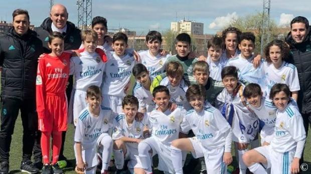 El espectacular registro del Alevín A del Real Madrid,