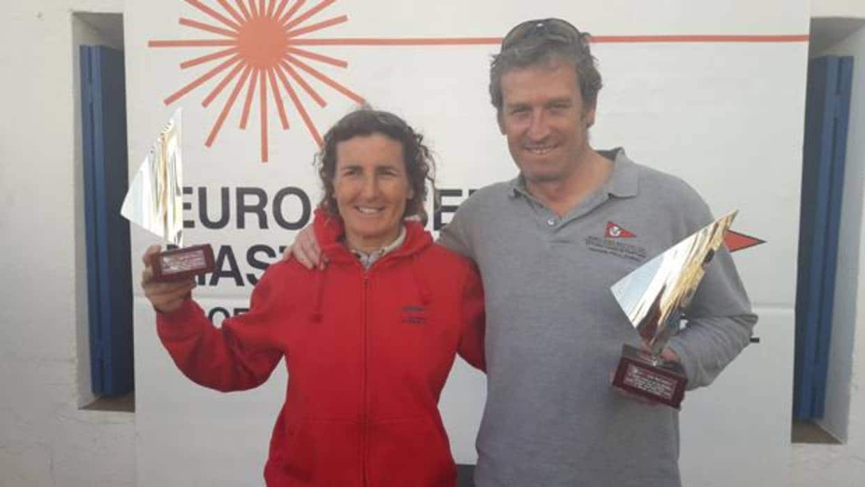 Antoni Roig y Mónica Azón, vencedores del Euro Laser Masters Cup