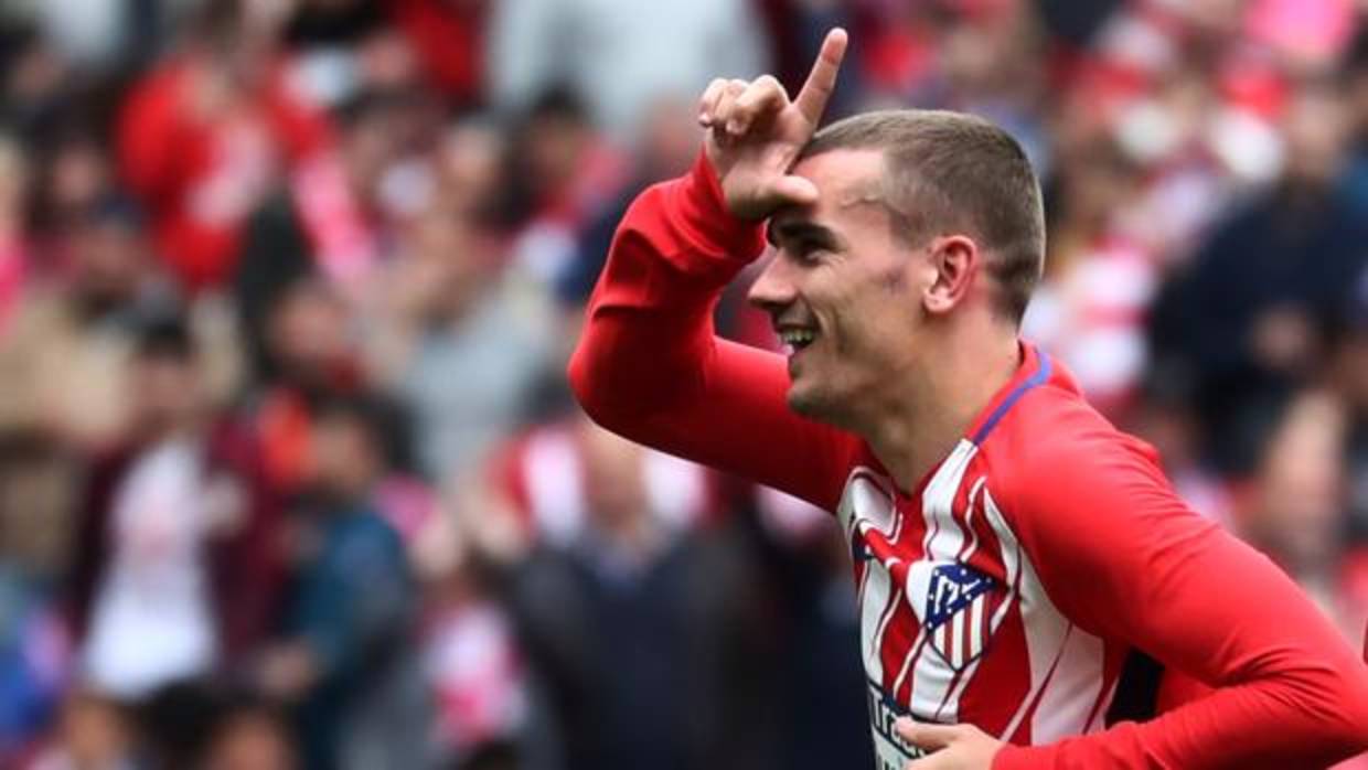 Griezmann, tras marcar ante el Levante en el Metropolitano