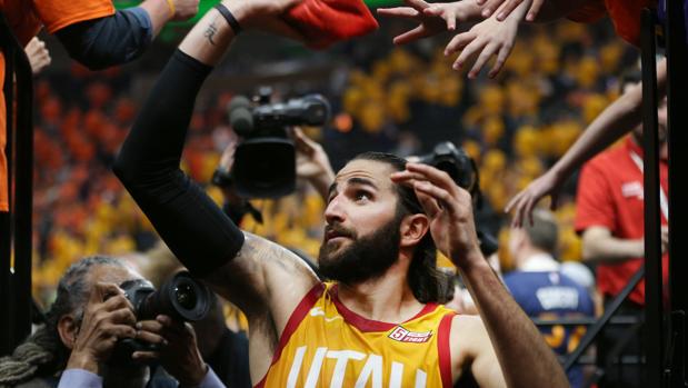 Ricky Rubio firma su mejor noche en la NBA con un triple-doble