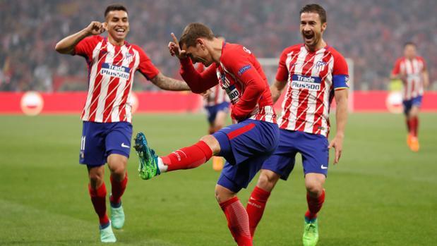 El Atlético de Madrid y Griezmann celebran una gran obra de autor