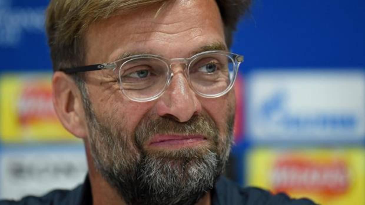 Jürgen Klopp en la rueda de prensa previa a la fina