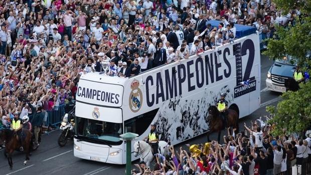 Así será la celebración del Real Madrid