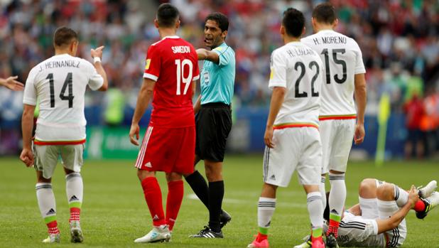 Mirdasi, durante la Copa Confederaciones