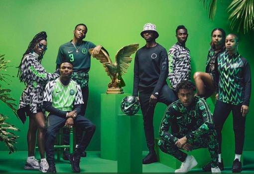 La nueva equipación de Nigeria causa furor mundial