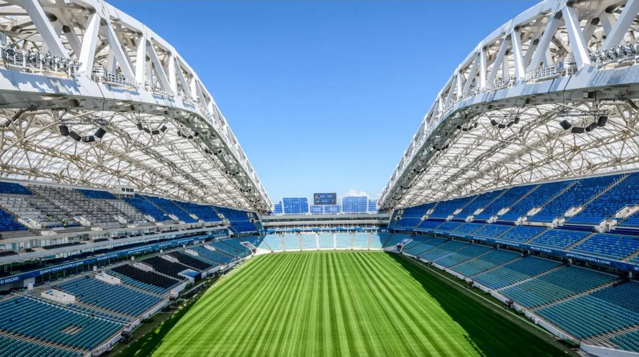 Imagen del estadio Fisht del Mundial de Rusia 2018