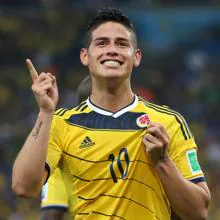 James celebra un gol durante el pasado Mundial de Brasil