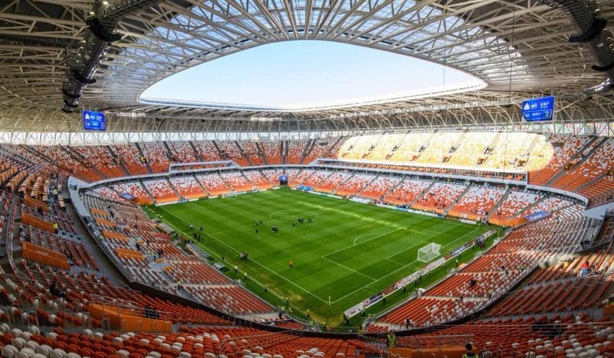 El interior del estadio Mordovia Arena del Mundial de Rusia 2018