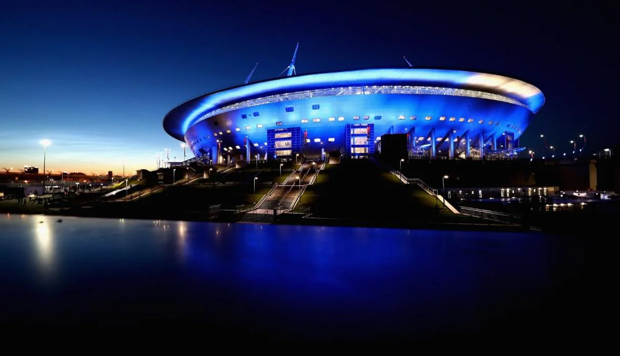 Estadio de San Petersburgo, sede del Mundial 2018 de Rusia