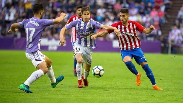 El Valladolid toma ventaja ante el Sporting de Gijón