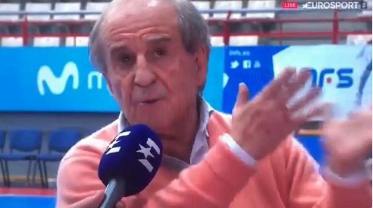 García, ante el micrófono de Eurosport2