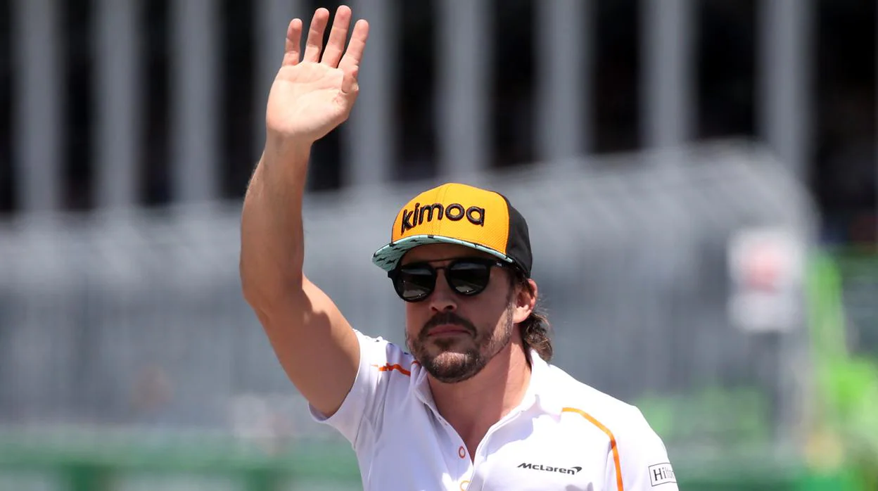 Fernando Alonso, durante el Gran Premio de Canadá