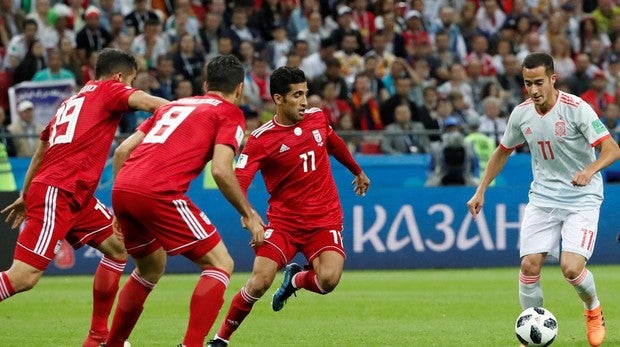 Irán - España en directo, descanso con empate a cero