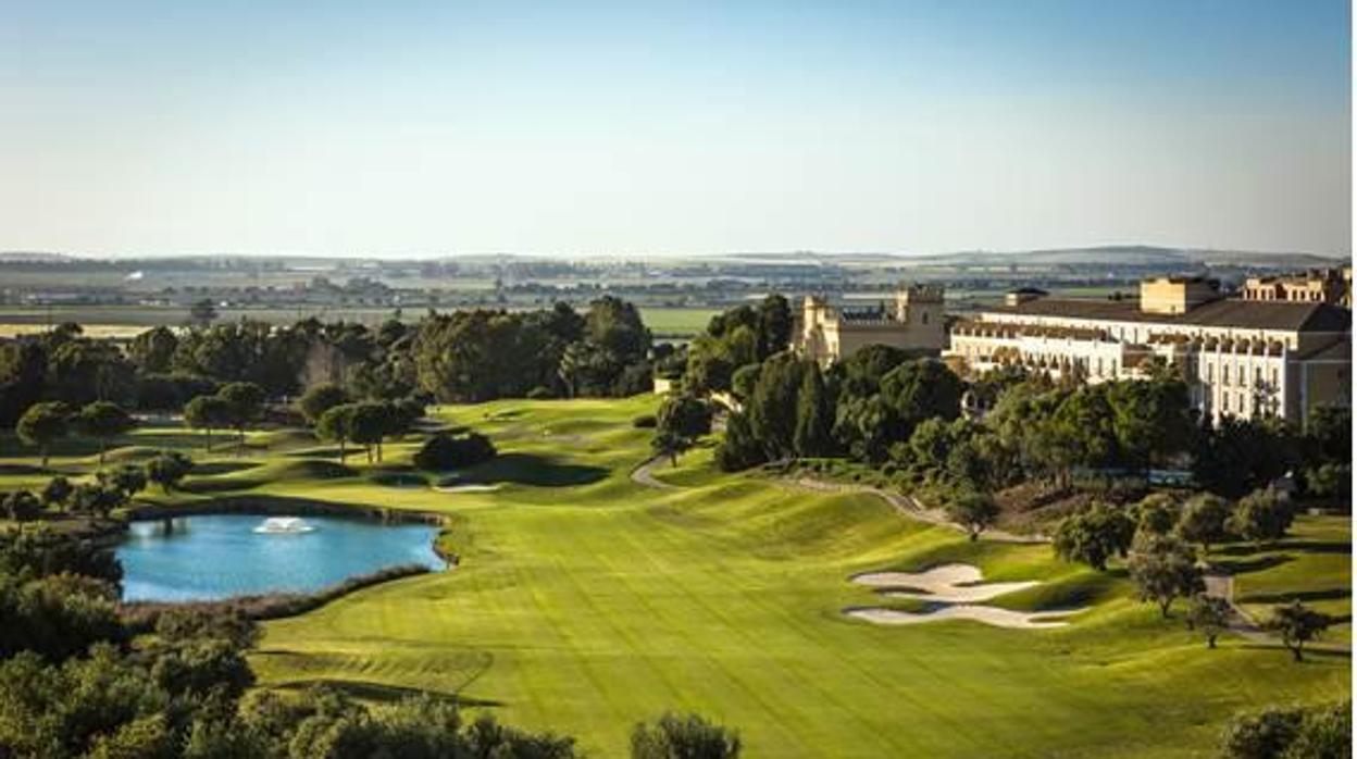 El campo de golf del hotel Montecastillo, en Jerez.