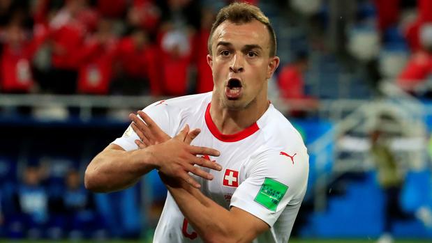 La polémica reivindicación política de los kosovares Shaqiri y Xhaka frente a Serbia