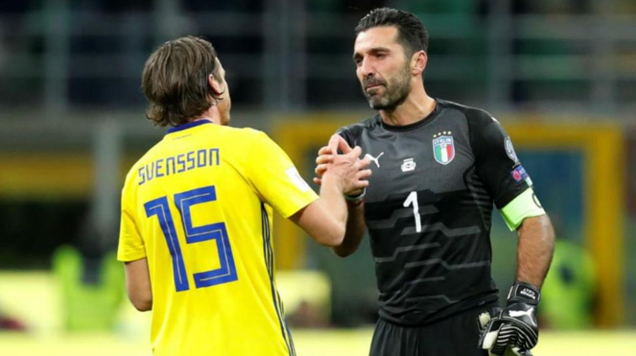 Buffon se despide llorando del partido que dejó a Italia fuera del Mundial