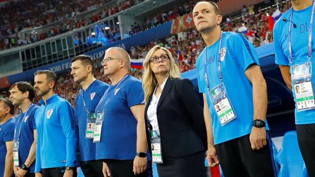Iva Olivari, la mujer que se sienta en el banquillo de Croacia