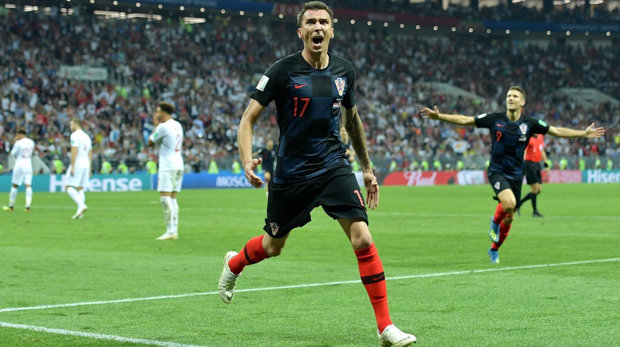 Una imagen del Inglaterra-Croacia de semifinales