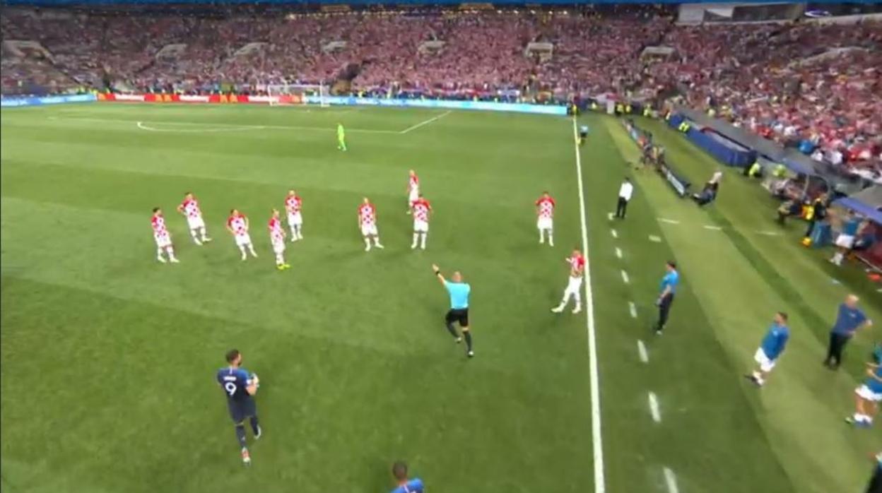 El VAR da un penalti a Francia en la final