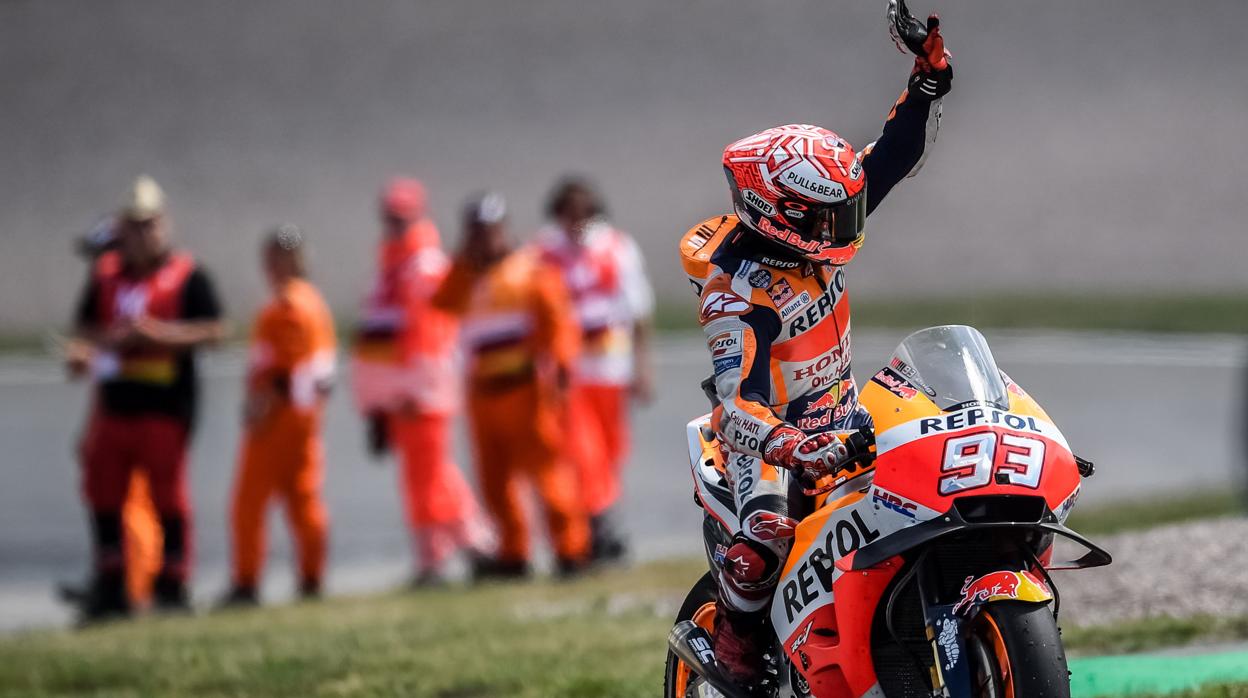 Marc Márquez en el Gran Premio de Alemania